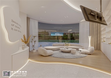 紹興越城區(qū)花璽美容院裝修設(shè)計案例